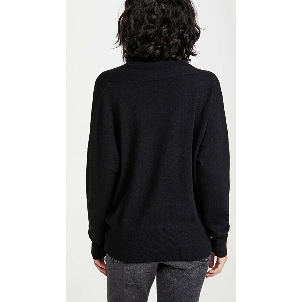 ❤️SOLD❤️Nili Lotan Lakota Cashmere Wrap Black - Picture 3 of 10